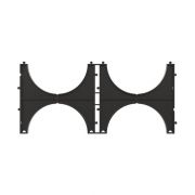 Кластер двойной для двустен. труб d110мм DKC 025112