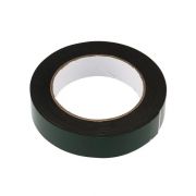 Скотч двухсторонний 25ммх5м зел. на черн. основе Rexant 09-6125