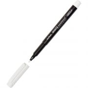 Маркер перманентный пулевидный 1.0мм бел. MunHwa Б0048238