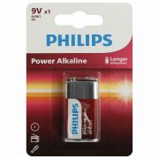 Элемент питания алкалиновый «крона» 6LR61 9В Power (блист. 1шт) Philips Б0062717