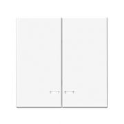 Выключатель 2-кл. ArtGallery (сх. 5а) 10AX с подсветкой механизм лотос SE GAL001353