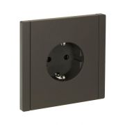 Розетка СП FORTE&PIANO FP313 16А с заземл. защ. шторки безвинт. крепл. сер. IEK FP-R14-16-1-K03
